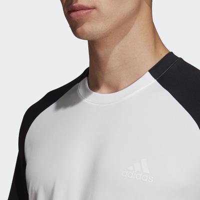 Adidas Mens Club Tee - White/Black