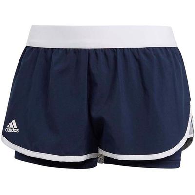 Adidas Womens Club Shorts - Navy