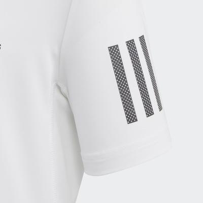 Adidas Boys 3-Stripes Club Tee - White - main image