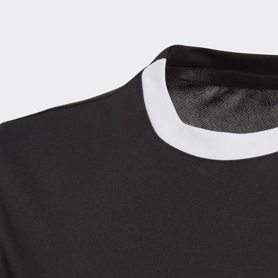 Adidas Boys 3-Stripes Club Tee - Black/White