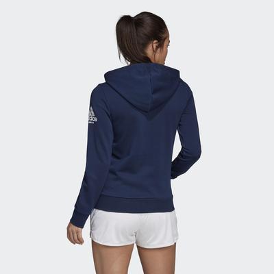 Adidas Womens Club Hoodie - Blue - main image