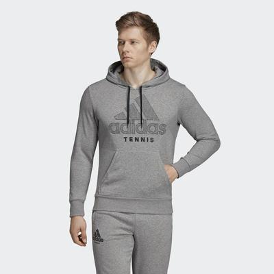 Adidas Mens Tennis Hoodie - Grey - main image