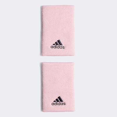 Adidas Tennis Large Wristbands - True Pink/Legend Ink - main image