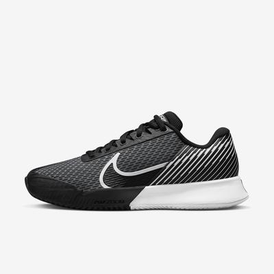 Nike Womens Court Air Zoom Vapor Pro 2 Clay Court Shoes - Black/White - main image