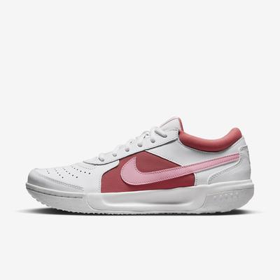 Nike Womens Zoom Lite 3 Tennis Shoes - White Adobe/Soft Pink - main image