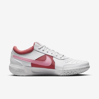 Nike Womens Zoom Lite 3 Tennis Shoes - White Adobe/Soft Pink