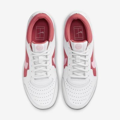 Nike Womens Zoom Lite 3 Tennis Shoes - White Adobe/Soft Pink