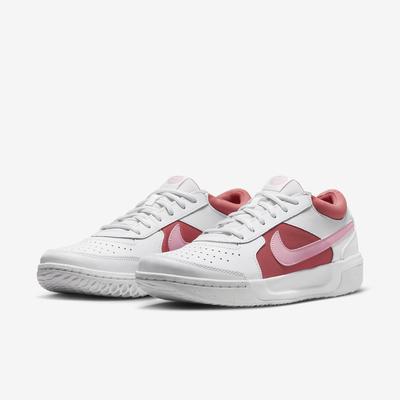 Nike Womens Zoom Lite 3 Tennis Shoes - White Adobe/Soft Pink - main image