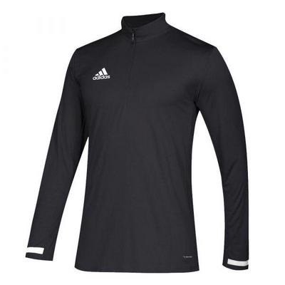 Adidas Mens Tennis T19 1/4 LS  Jacket - Black - main image