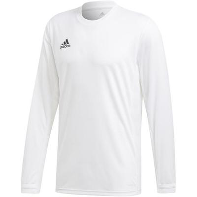 Adidas Mens T19 Long Sleeve Jersey - White