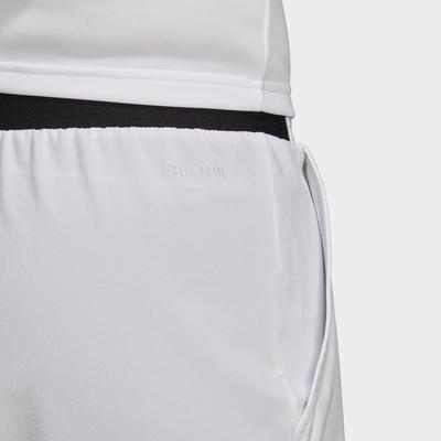 Adidas Mens Club Stretch Woven 7 Inch Tennis Shorts - White/Black - main image