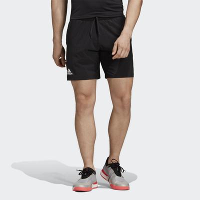 Adidas Mens Club Stretch Woven 7 Inch Tennis Shorts - Black - main image