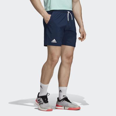 Adidas Mens Club Stretch Woven 7 Inch Tennis Shorts - Navy - main image