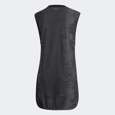 Adidas Womens New York Dress - Black/Glow Green - main image