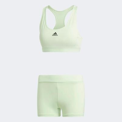 Adidas Womens New York Dress - Black/Glow Green - main image