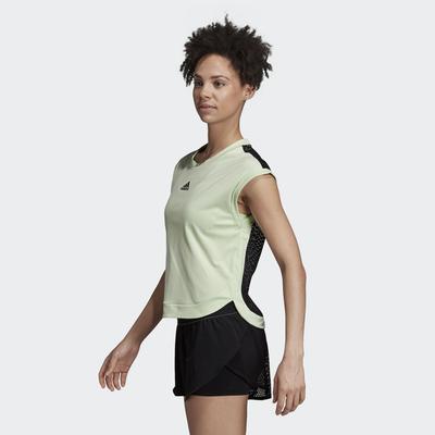 Adidas Womens New York Tee - Glow Green - main image