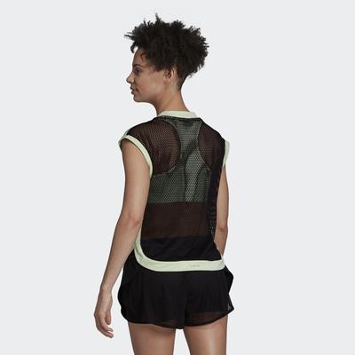 Adidas Womens New York Tee - Glow Green - main image
