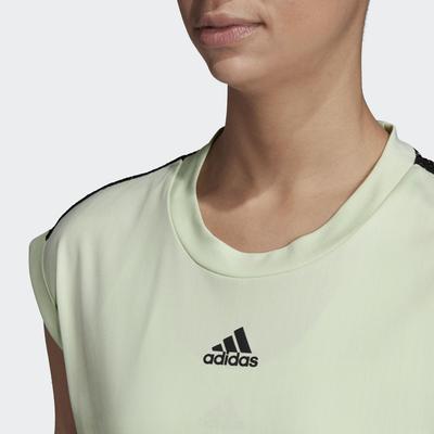 Adidas Womens New York Tee - Glow Green - main image