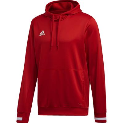 Adidas Mens T19 Hoodie - Red