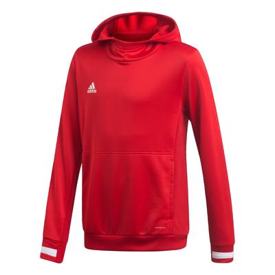 Adidas Kids T19 Hoodie - Red/White - main image