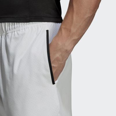 Adidas Mens Escouade 7 Inch Shorts - White