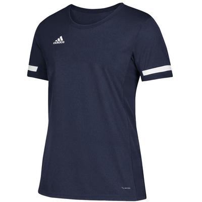 Adidas Boys T19 Jersey Tennis Tee - Navy - main image