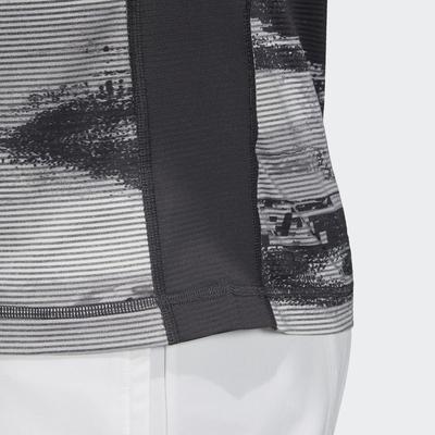 Adidas Mens New York Printed Tee - Black/Grey Three