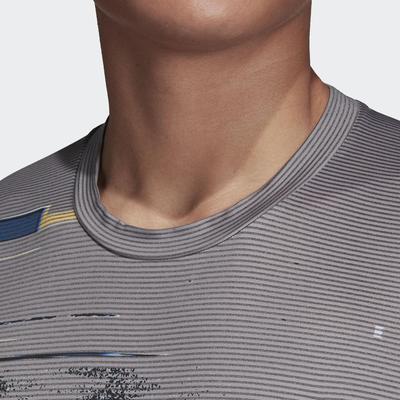 Adidas Mens New York Printed Tee - Grey Three/Black - main image