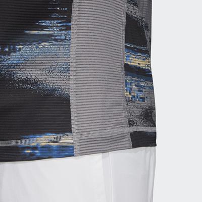 Adidas Mens New York Printed Tee - Grey Three/Black - main image
