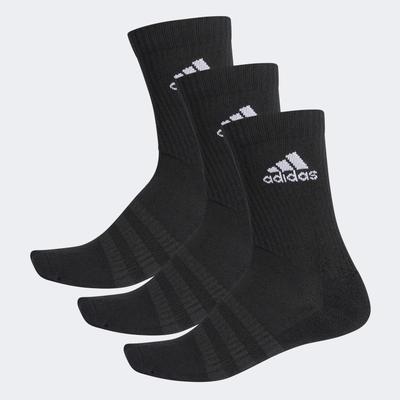 Adidas Cushioned Crew Socks (3 Pairs) - Black