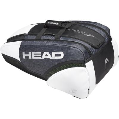 Head Djokovic Monstercombi 12 Racket Bag - Black/White - main image