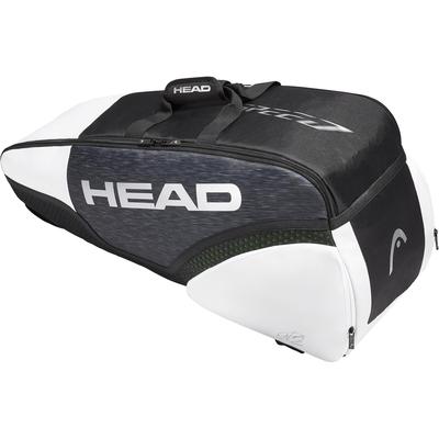 Head Djokovic Combi 6 Racket Bag - Black/White