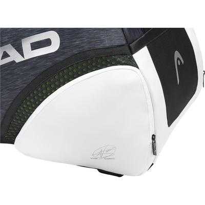 Head Djokovic Supercombi 9 Racket Bag - Black/White - main image
