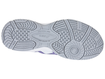 Asics Womens GEL-Estoril Court - White/Purple/Silver - main image