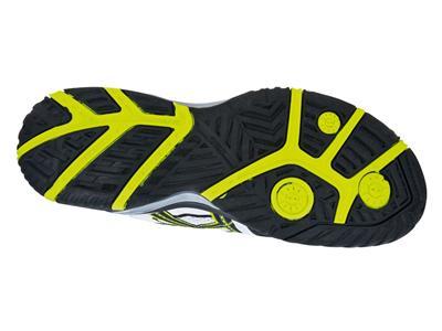 Asics Mens GEL-Challenger 9 Tennis Shoes - White/Black/Flash Yellow - main image