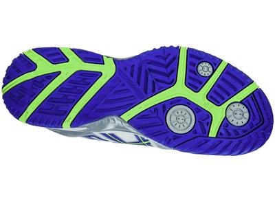 Asics Womens GEL-Resolution 5 Tennis Shoes - White/Blue - main image