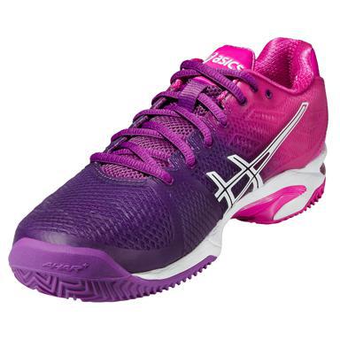 Asics Womens GEL-Solution Speed 2 Clay Court Tennis Shoes - Purple