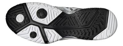 Asics Mens GEL-Resolution 6 Tennis Shoes - White/Black/Silver - main image