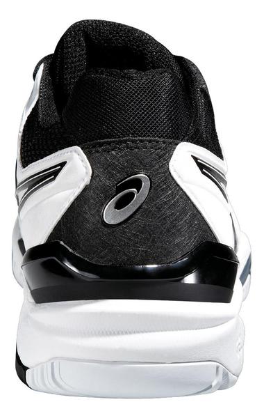 Asics Mens GEL-Resolution 6 Tennis Shoes - White/Black/Silver - main image
