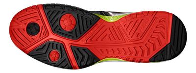 Asics Mens GEL-Resolution 6 Tennis Shoes - Black/White/Orange - main image