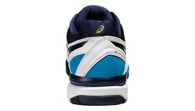 Asics Mens GEL-Challenger 10 Tennis Shoes - White/Lime/Indigo Blue - main image