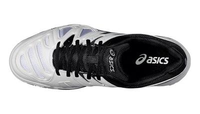 Asics Mens GEL-Game 5 Tennis Shoes - White/Black/Silver - main image