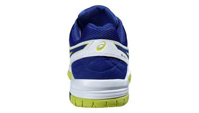 Asics Mens GEL-Dedicate 4 Tennis Shoes - White/Navy/Lime Green - main image