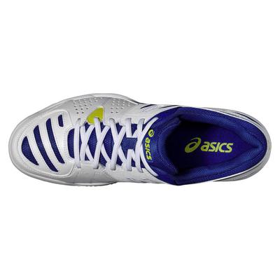 Asics Mens GEL-Dedicate 4 Clay Court Tennis Shoes - White/Navy/Lime Green - main image