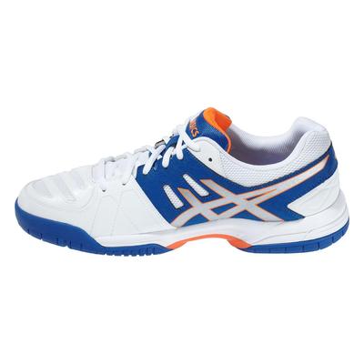 Asics Mens GEL-Dedicate 4 OC Tennis Shoes - Blue/Silver/Flash Orange - main image