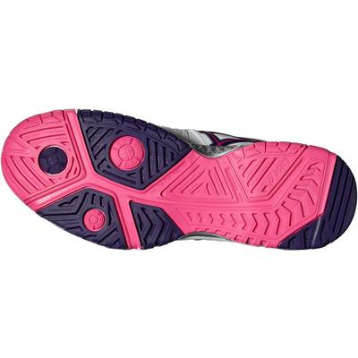 Asics Womens GEL-Resolution 6 Tennis Shoes - White/Purple/Pink - main image