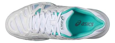 Asics Womens GEL-Game 5 Tennis Shoes - White/Blue - main image