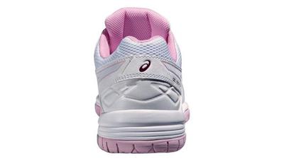 Asics Womens GEL-Dedicate 4 Tennis Shoes - White/Cotton Candy/Plum - main image