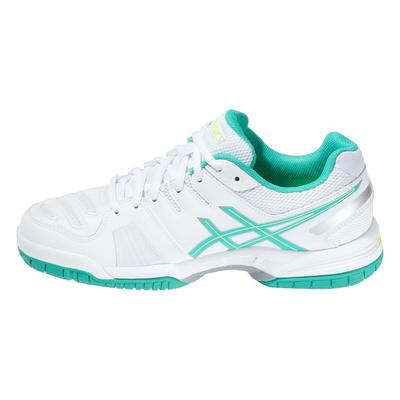 Asics Womens GEL-Game 5 OC Tennis Shoes - White/Mint - main image