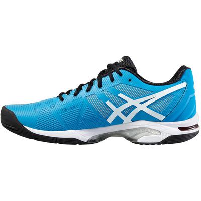 Asics Mens GEL-Solution Speed 3 Tennis Shoes - Blue/White/Black - main image